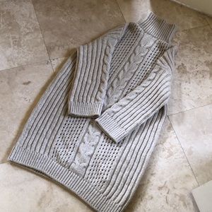 Nanushka diya  turtleneck mini sweater dress